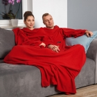Blanket Dressing Gown for Couple - Red