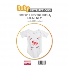 Baby Instructions - Body z instrukcją dla Taty