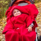 Baby Wrapi Active - Kocyk z rękawami - Czerwony