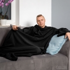 Blanket dressing gown - Black