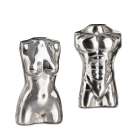 Metal Ice Cubes - Man and Woman